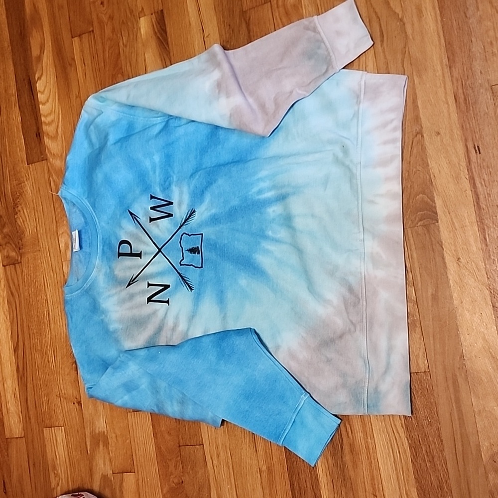 Oversized PNW Tie Die Sweatshirt